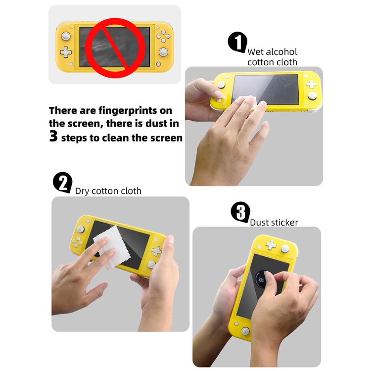 Bộ Cọ Làm Sạch Lỗ Tròn Cho Máy Chơi Game Nintendo Switch Console Suit Suit Phù Hợp Với Vỏ Tai Nghe Bluetooth Không Dây