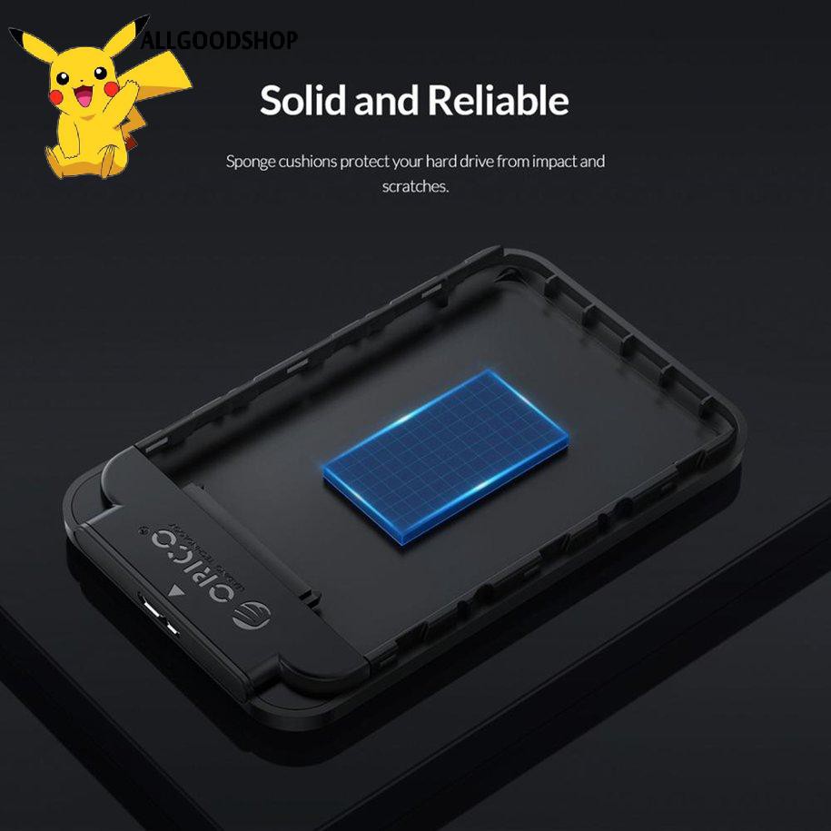 ✨Box ổ cứng 2.5 inch SATA USB 3.0 Orico 2520U3 5Gbps 4TB HDD SSD Enclosure