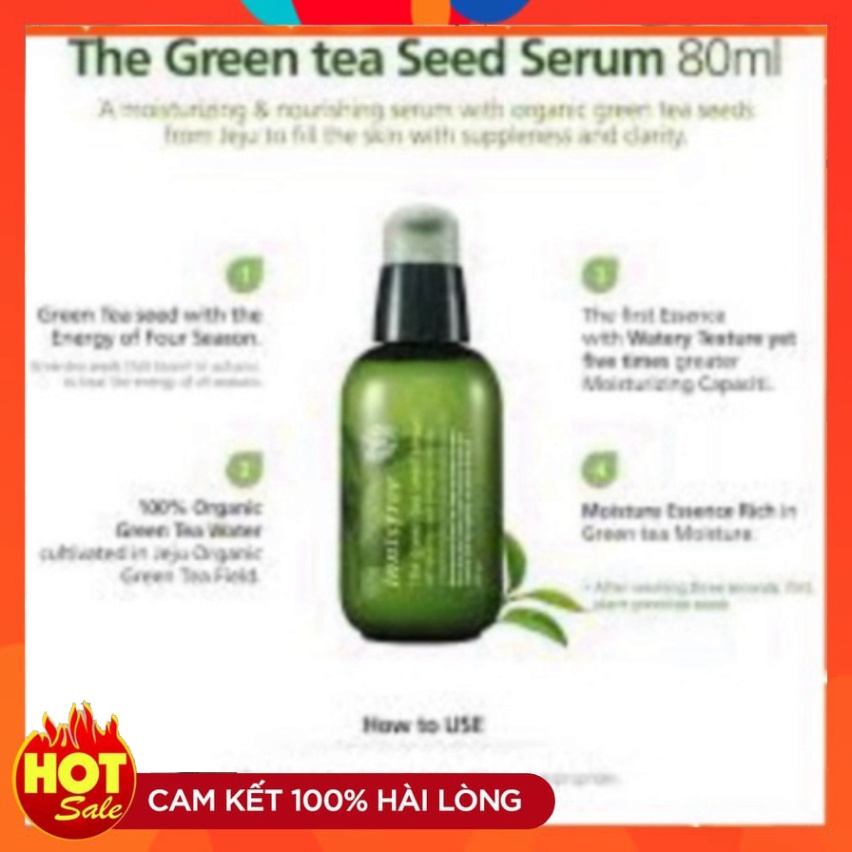 Serum Trà Xanh Innisfree The Green Tea Seed Serum - Chính Hãng | BigBuy360 - bigbuy360.vn