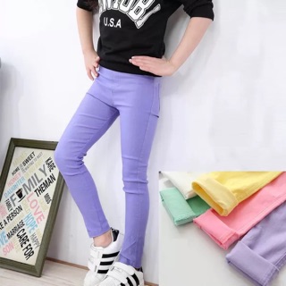 Quần kaki chun co giãn bé gái 4-10 tuổi