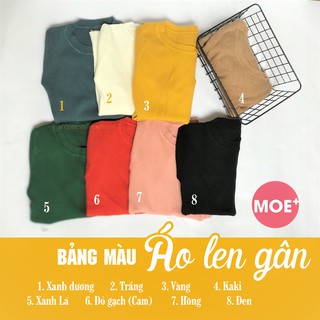 HÀNG SẴN_Áo Len Gân Cổ Thuyền