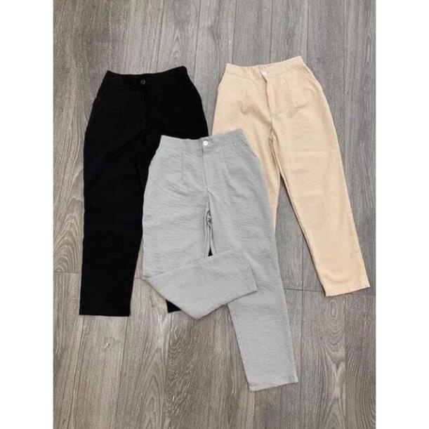 QUẦN BAGGY ĐŨI KHUY TRƯỚC CHUN SAU