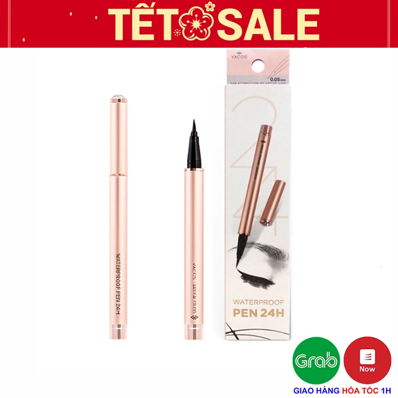 Kẻ Mắt Nước Lâu Trôi Vacosi 24H Waterproof Pen 2g