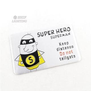 Ảnh chụp Miếng dán Logo siêu anh hùng bằng nhôm cho xe hơi tại Nước ngoài