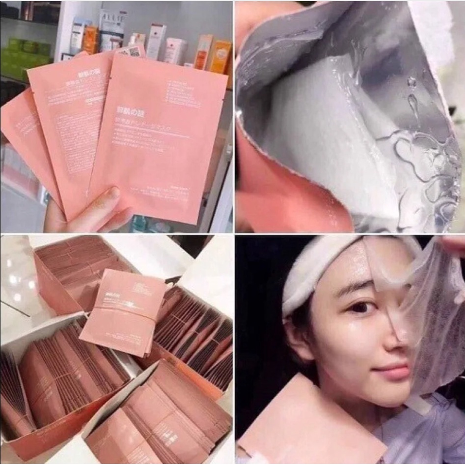 Mặt nạ nhau thai cừu cuống rốn tế bào gốc Nhật Bản Rwine Beauty dưỡng da, cung cấp độ ẩm, tái tạo collagen