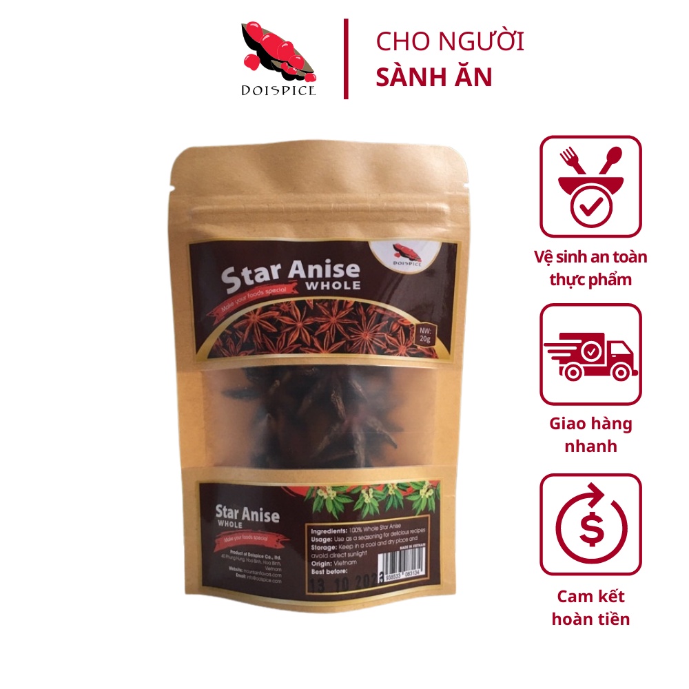 Hoa Hồi đặc sản Lạng Sơn Doispice 20g