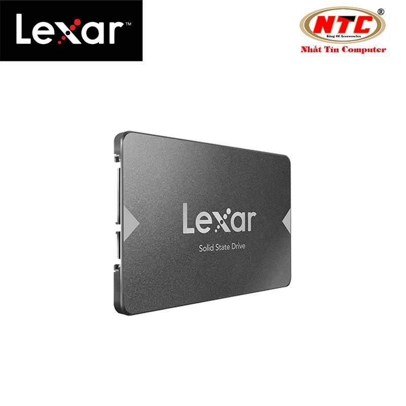 [Mã ELCLXU8 hoàn 8% xu đơn 500K] Ổ cứng SSD Lexar NS100 128GB 2.5-Inch SATA III R520MB/s W400MB/s (Xám) | WebRaoVat - webraovat.net.vn