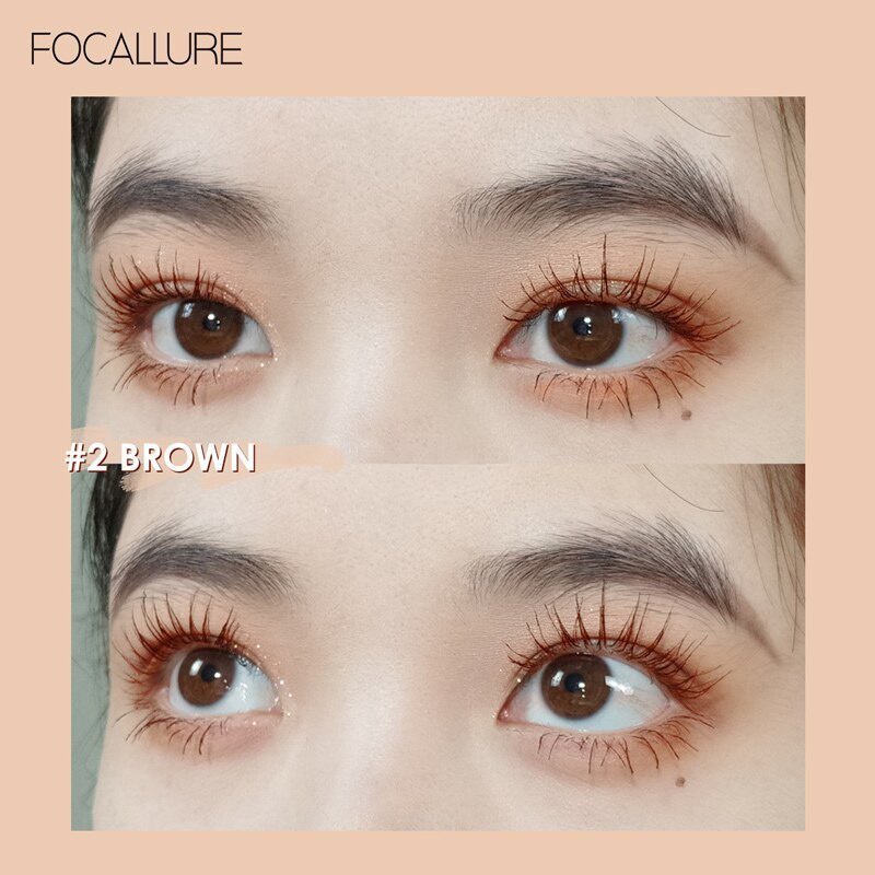 (Hàng Mới Về) Mascara Focallure Siêu Mịn Chống Thấm Nước Không Nhòe Màu Đen / Nâu Dày 3mm Chuyên Nghiệp Cho Nữ | BigBuy360 - bigbuy360.vn