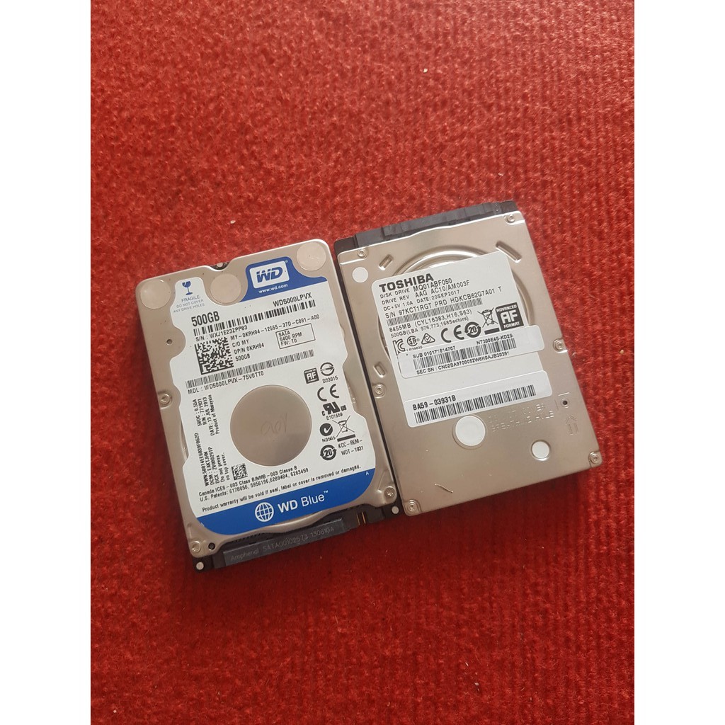 ổ Hdd 500GB Zin tháo máy - Good 100% bảo hành 1 tháng
