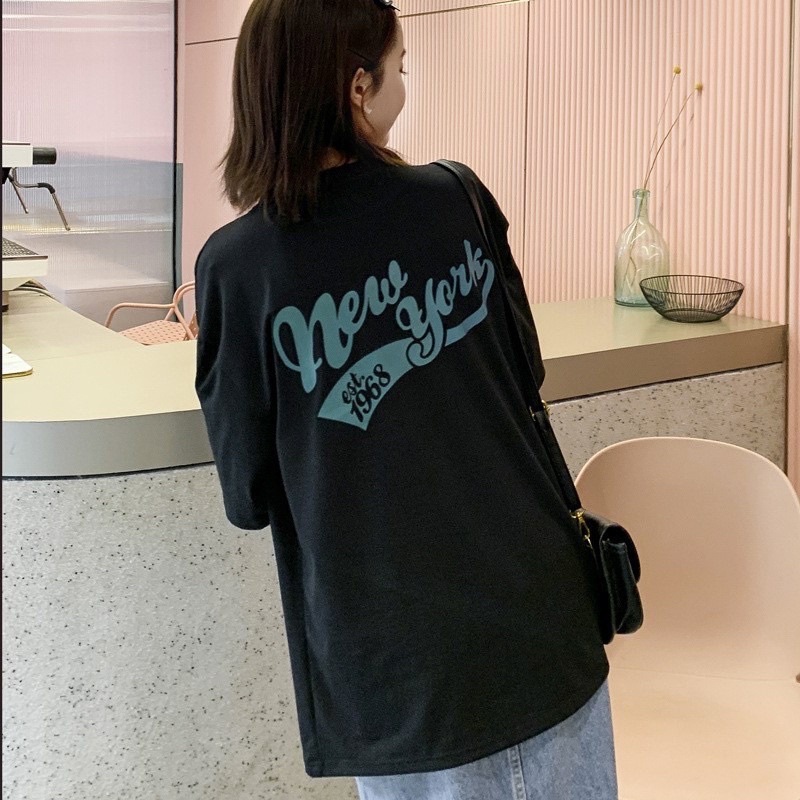 Áo thun phông nam nữ PINK tay lỡ form rộng EST 1968 Unisex