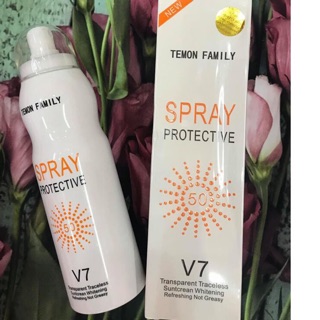 Follow 26/06 xịt chống nắng tòan thân v7 spray sun screen spf50 180ml
