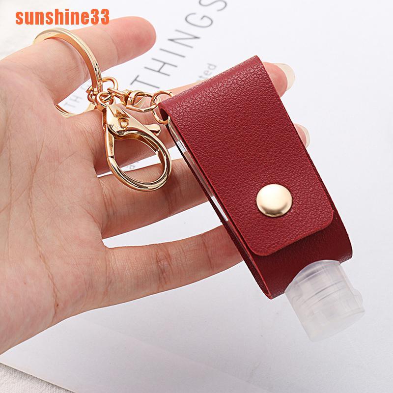Giá Đỡ Chai Nước Rửa Tay Dung Tích 30ml Có Móc Khóa Tua Rua Tiện Dụng