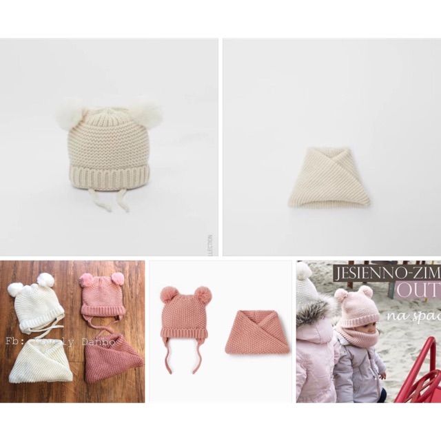 Set khăn mũ zara 🥰