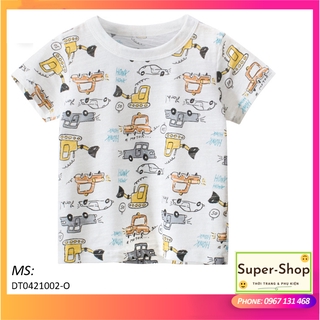Áo thun cho bé 27KIDS-LS9530 áo trẻ em in hình vui nhộn chất cotton tre hàng xuất Âu Mỹ [Super_Shop] DT0421002
