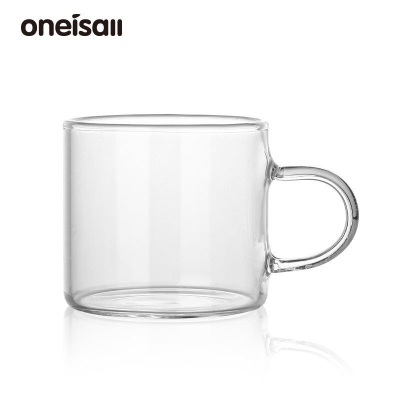 Cốc thủy tinh ONEISALL 100ML uống trà/ trà sữa