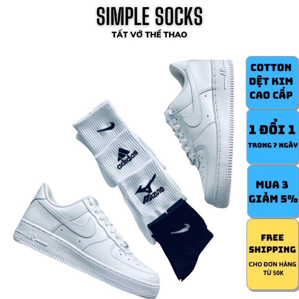 Vớ Nike Cổ Lửng FREESHIPTất Nam Nữ Nike Unisex Chính Hãng- Chống Hôi Chân Giá Rẻ Cotton Thoáng Mát