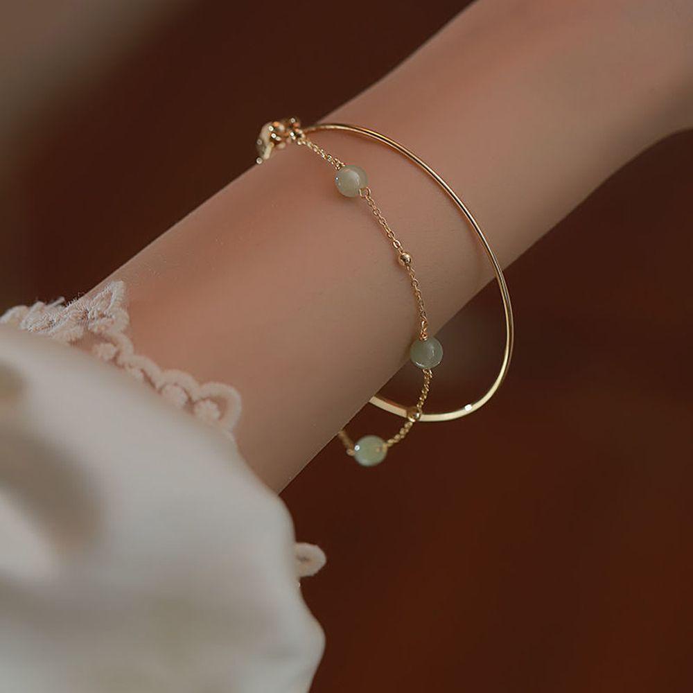 Vòng Tay Chuỗi Hạt Thiết Kế Đơn Giản Thời Trang Cho Nữ