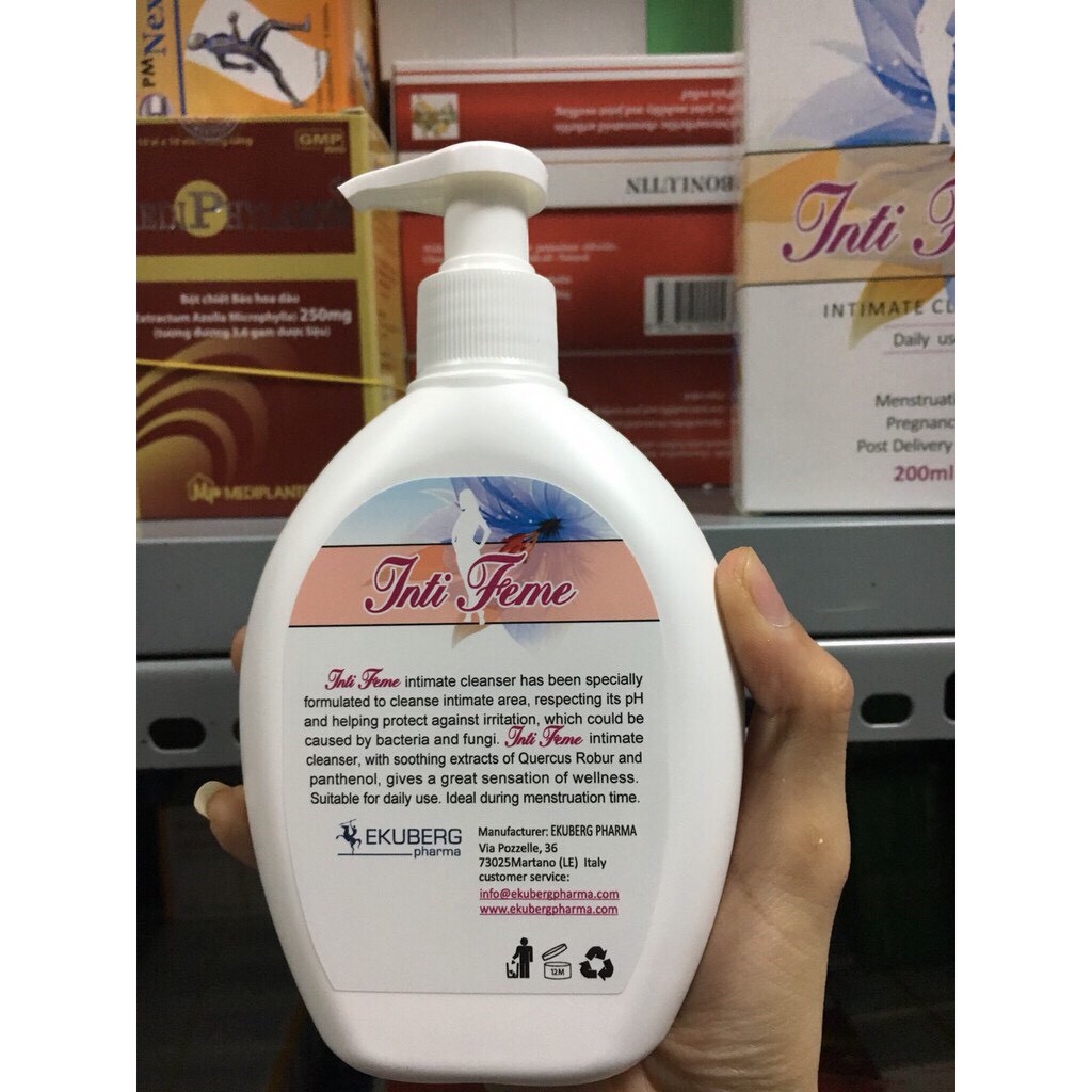 INTI FEME 200ml dung dịch vệ sinh cao cấp từ Ý