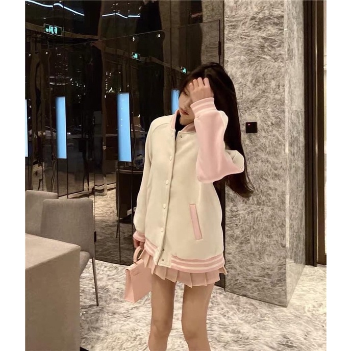 Áo Bomber Kẻ Vạch(Hàng Order)