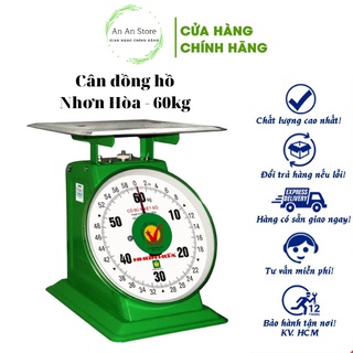 Cân nhơn hòa 60kg loại đồng hồ lò xo hàng công ty chính hãng