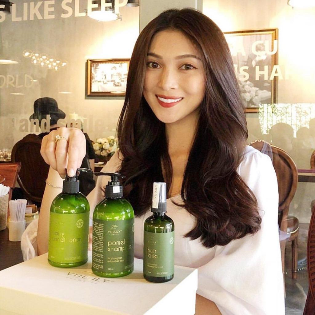Dầu gội dầu xả xịt bưởi VIJULLY chính hãng chống rụng tóc ngăn rụng tóc kích mọc tóc dưỡng tóc SHOP 9999