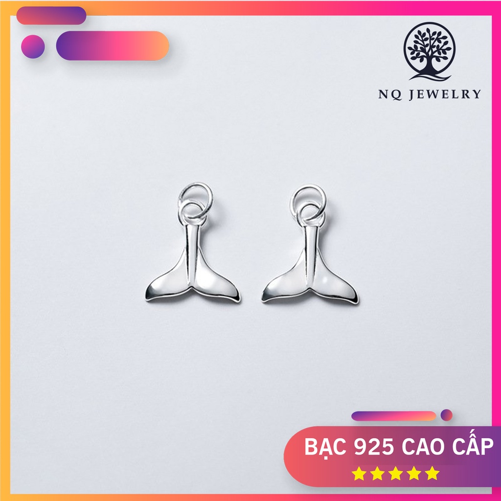 Charm bạc đuôi cá treo