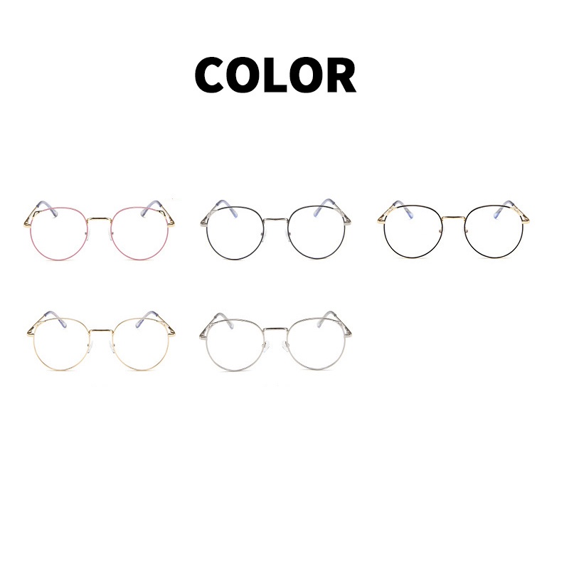 (KIQI-FASHION) COD Mắt Kính Chống Bức Xạ Và Ánh Sáng Xanh Hình Mắt Mèo Dễ Thương Thời Trang Cho Nữ