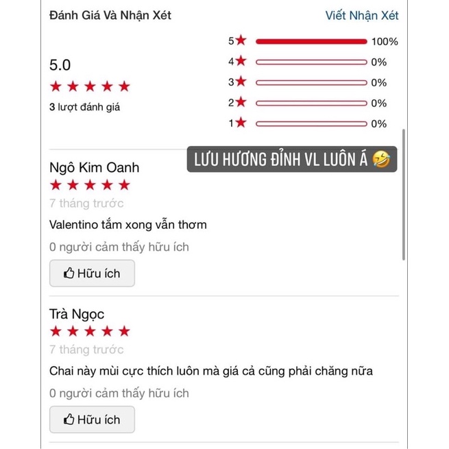 Nước hoa Valentino VOCE VIVA 7ml FULLBOX