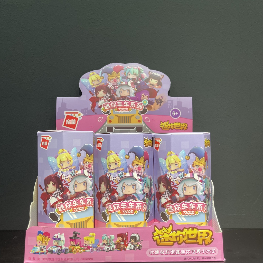 Mô hình lắp ráp Mini World các nhân vật cute