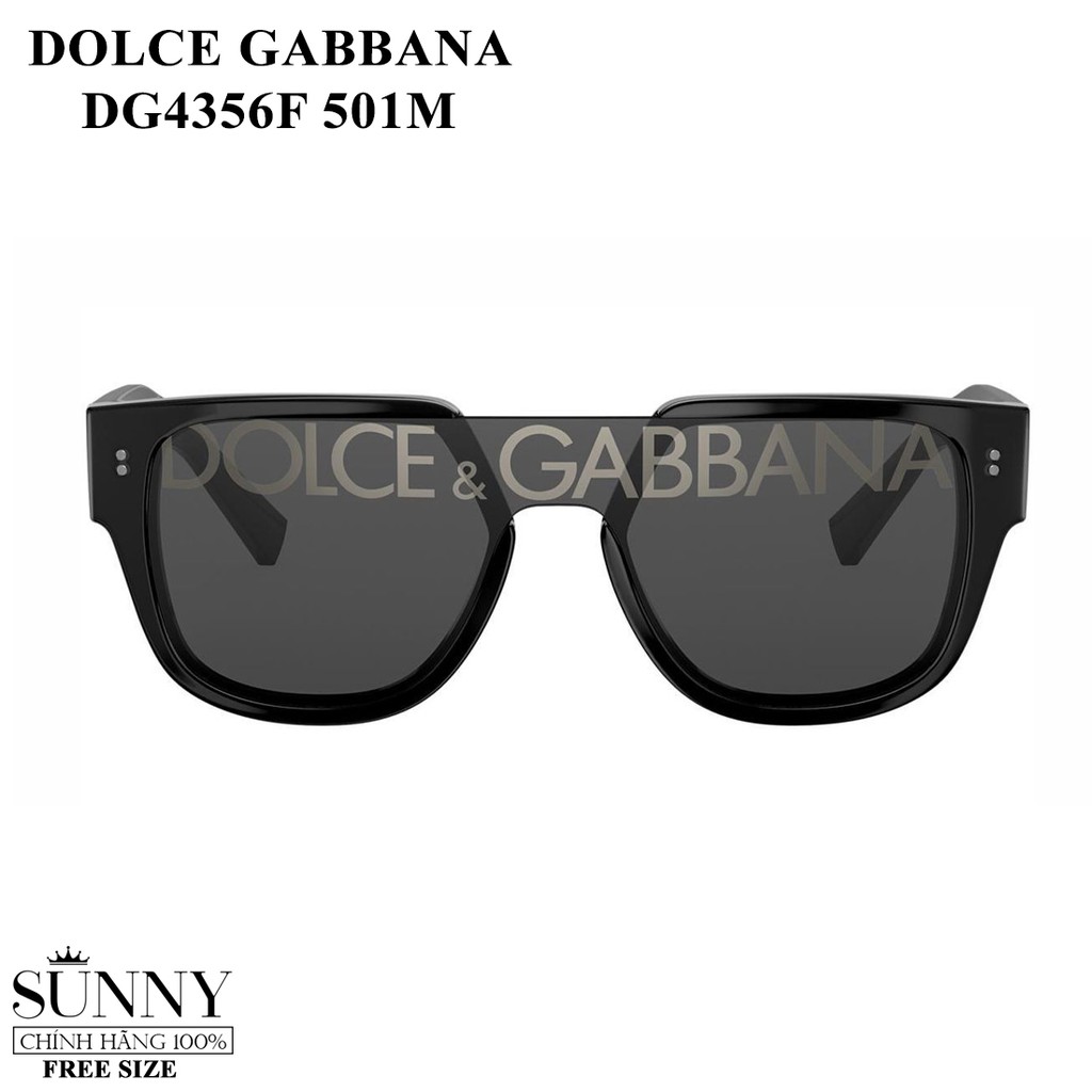 Kính mát chính hãng Dolce Gabbana DG4356F màu sắc thời trang, thiết kế dễ đeo bảo vệ mắt