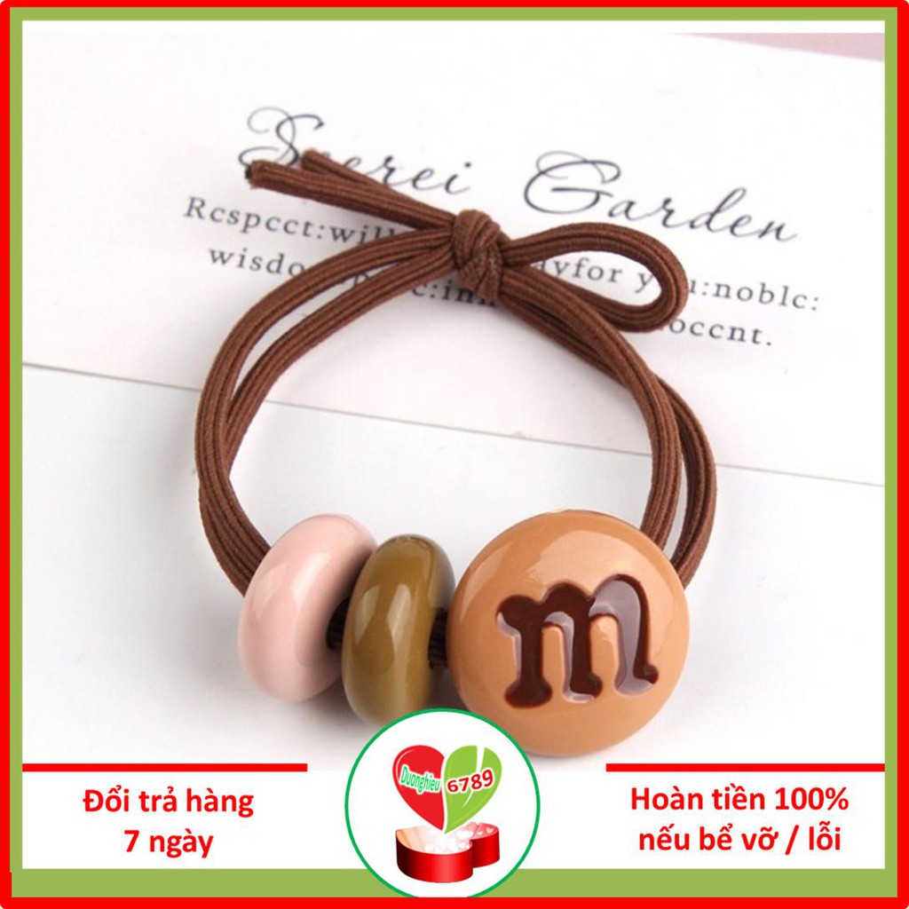 Dây buộc tóc hình chữ M siêu đẹp cho nữ - Duonghieu6789