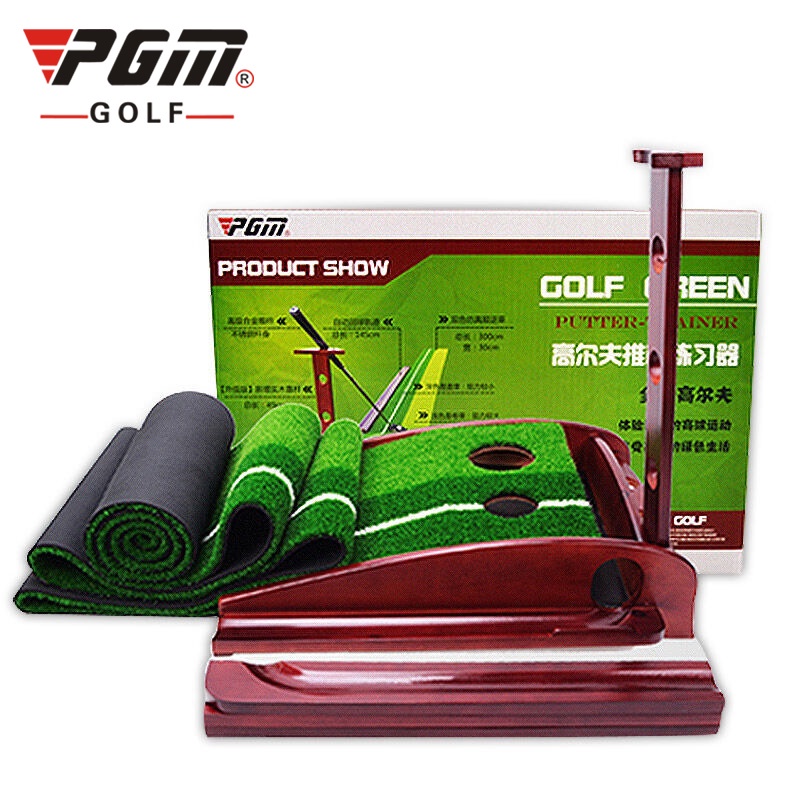 THẢM TẬP PUTTING GỖ-PGM TL001 Pine Wood Golf Putting Trainer