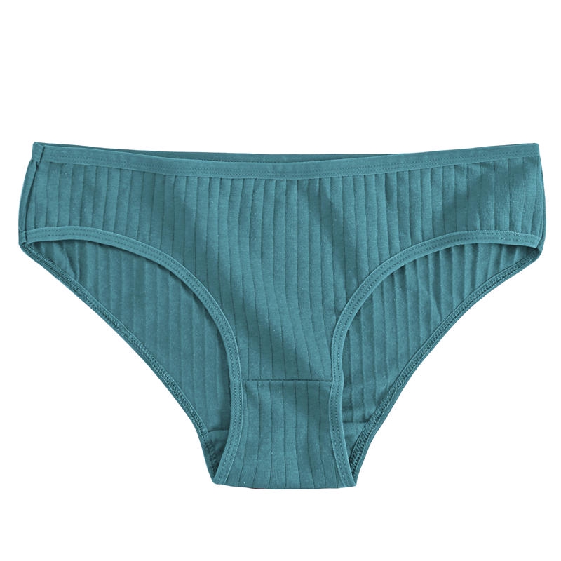 Quần lót FINETOO bằng cotton màu trơn quyến rũ cho nữ cỡ XL