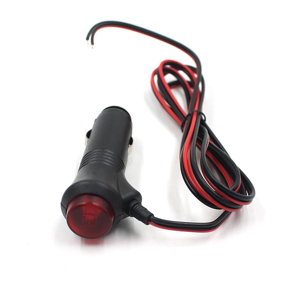 Ổ cắm tẩu châm thuốc lá 12v 24v 1.5m/4.6ft cho xe hơi/xe máy