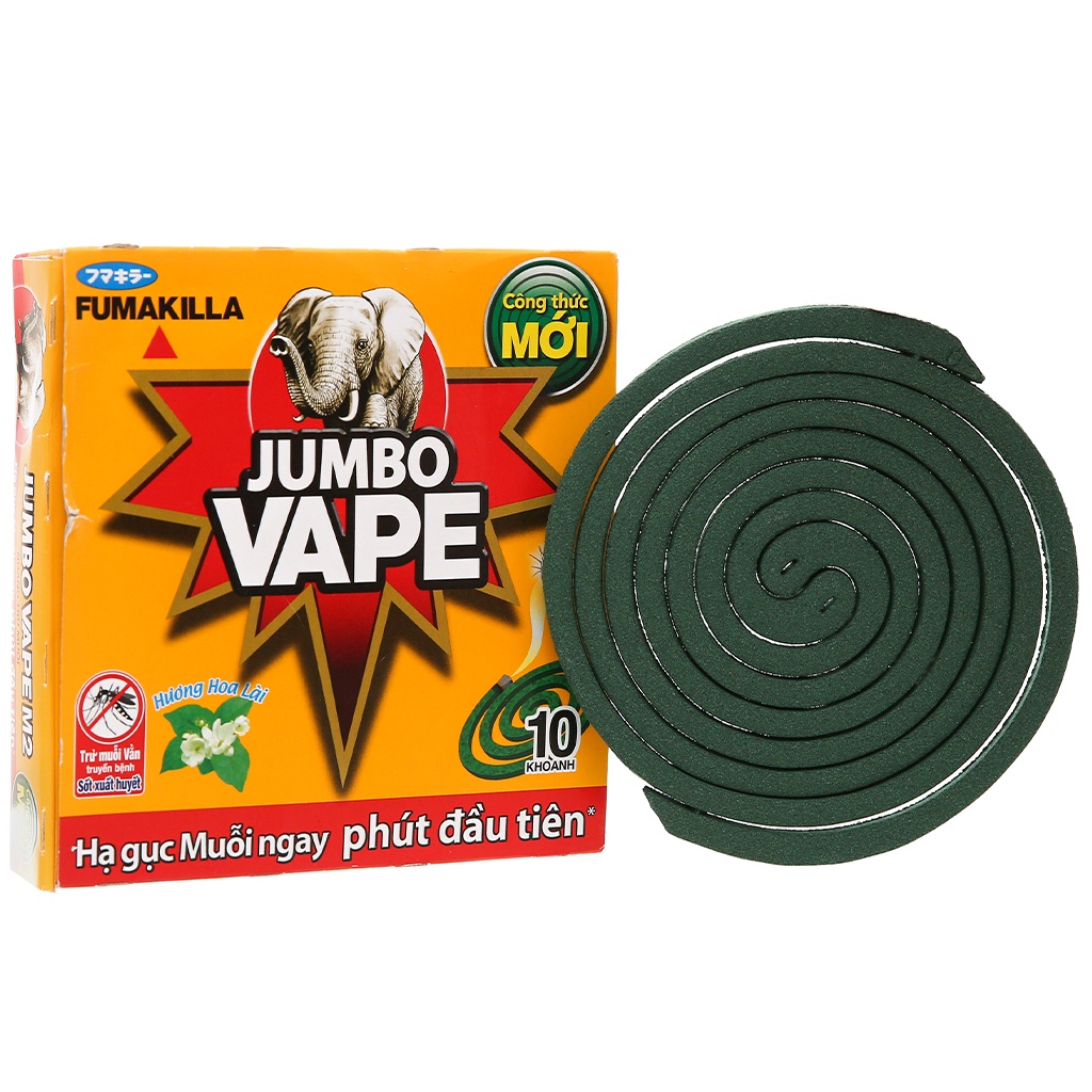 Nhang điệt trừ muỗi jumbo hương hoa lài &amp; lavender