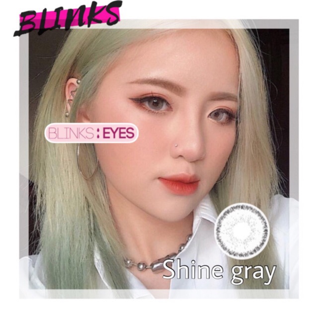 A872 gray lens [ 0 đến 6 độ ] - Hydrogel Silicone Lens - kính áp tròng