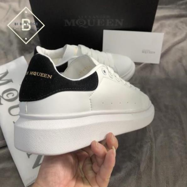 Giày mcqueen giá xưởng 💝FREESHIP💝 Giày Mcqueen trắng gót nhung hàng cao cấp Form dành cho cả nam nữ