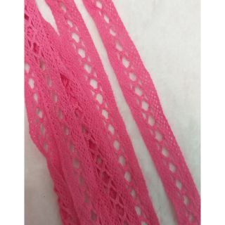 Ren chỉ cotton màu hồng size 1.4cm