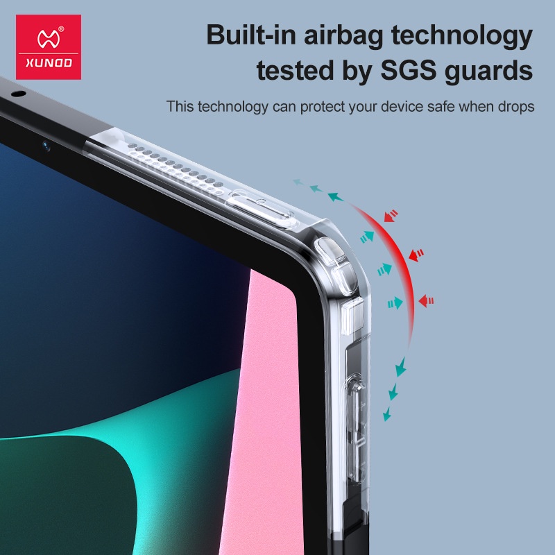 Ốp lưng XUNDD Xiaomi Mi Pad 5 / Mi Pad 5 Pro, Mặt lưng trong, Viền TPU, Chống sốc