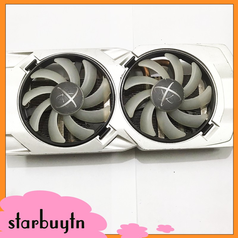 Bộ fan - quạt tản Vga cho xfx khoảng cách tâm 4 ốc 53mm FANTAN001