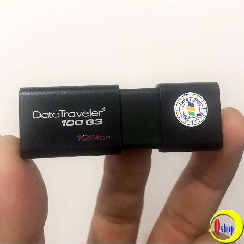USB Kingston DT100G3 128GB nắp trượt tốc độ upto 100MB/s - Chính hãng | BigBuy360 - bigbuy360.vn