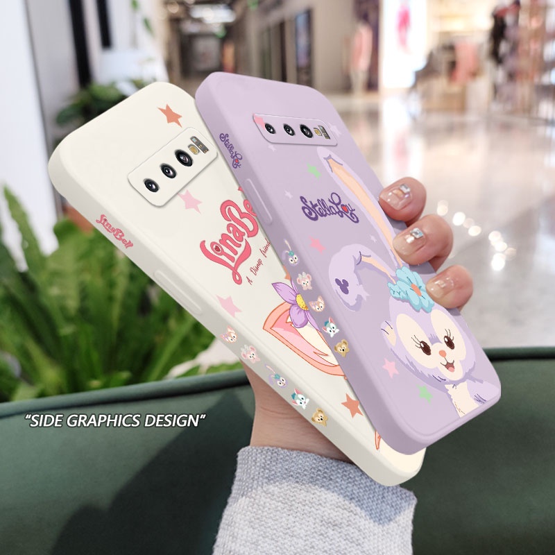 Ốp Điện Thoại Mềm Hình Thỏ Dễ Thương Sáng Tạo Cho Samsung Galaxy S10 S10E Plus S9 Plus