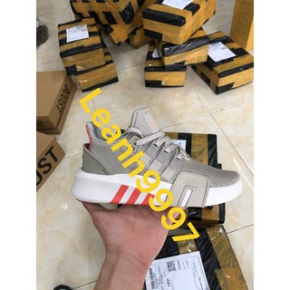 Giày thể thao qt xám kẻ cam