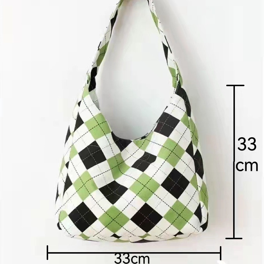 Túi Xách Canvas Đeo Vai Kích Cỡ Lớn Phong Cách Thời Trang Hàn Quốc Dành Cho Nữ