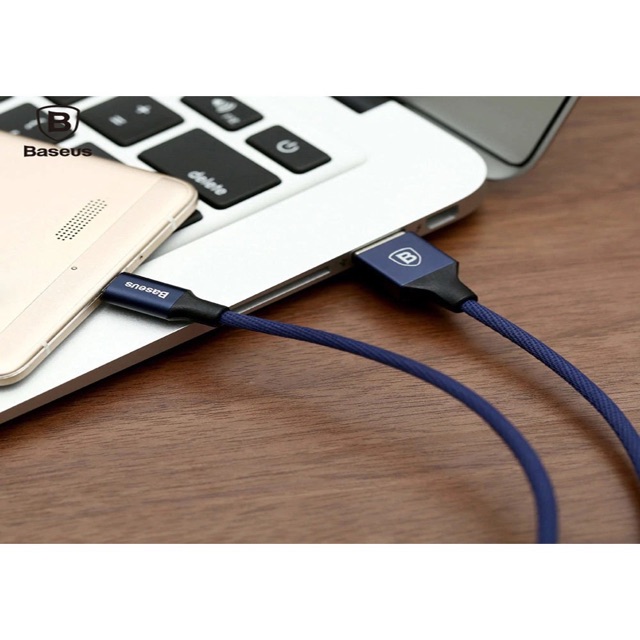 Chính hãng Baseus Dây Cáp sạc USB ra Micro USB chân Android dài 1,5m