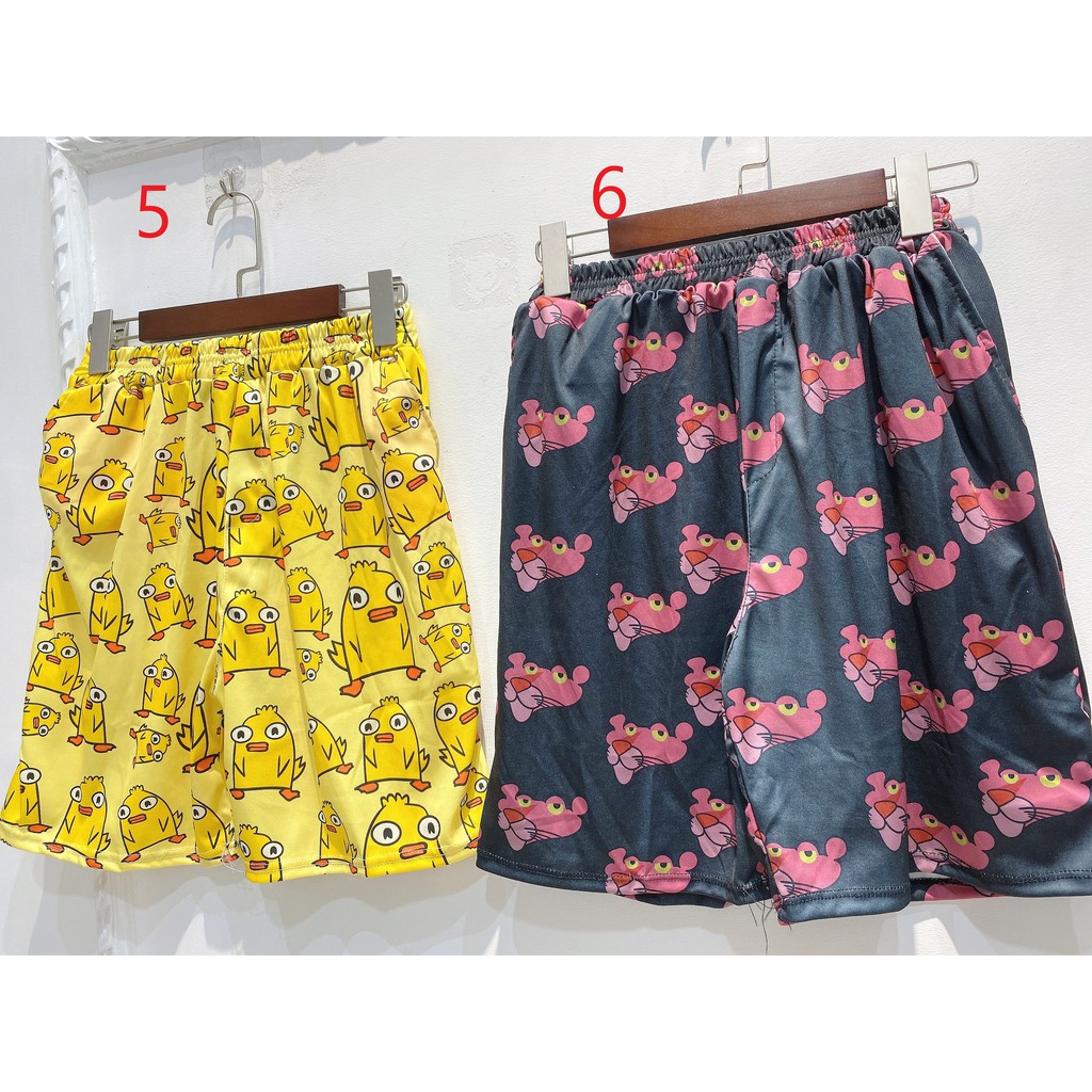 Quần Đùi Hoạt Hình Dễ Thương - Quần Short Ống Rộng Cartoon Hot Trend - HS | BigBuy360 - bigbuy360.vn