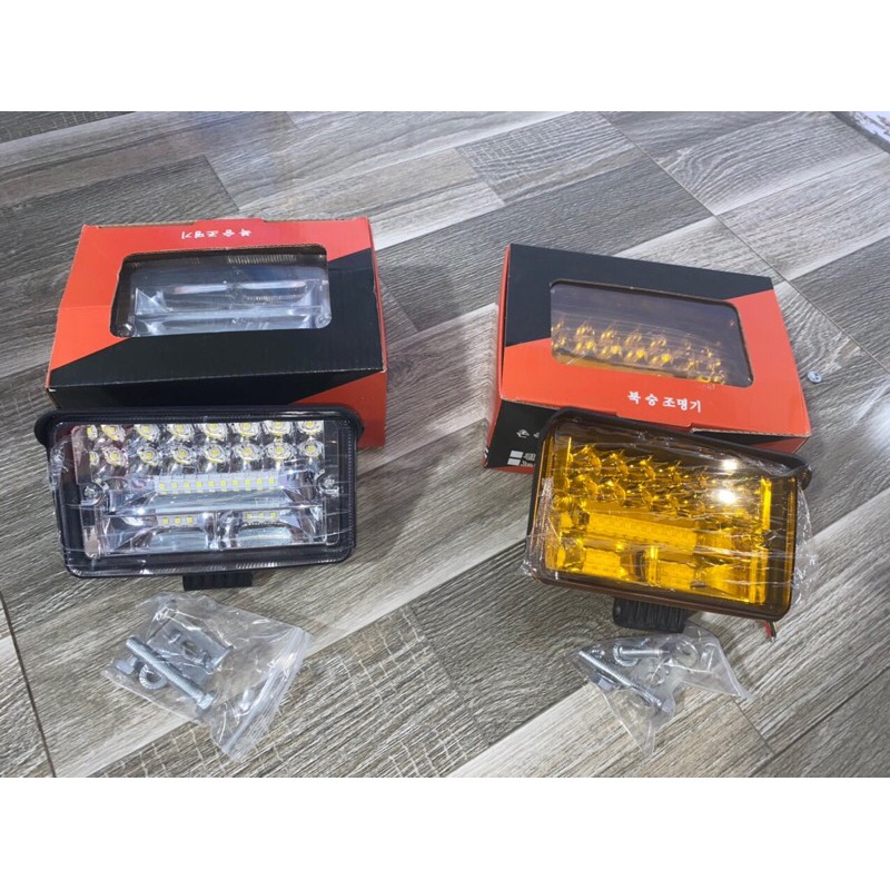Sản phẩm gia đình làm: combo 6  cái đèn lét 3 hàng hàn quốc trắng hoặc vàng chạy điện 12v 24v đến 80v