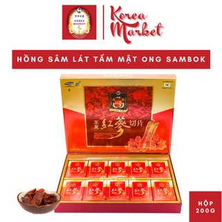 Hồng sâm thái lát tẩm mật ong hanbok hàn quốc _ hộp 200g