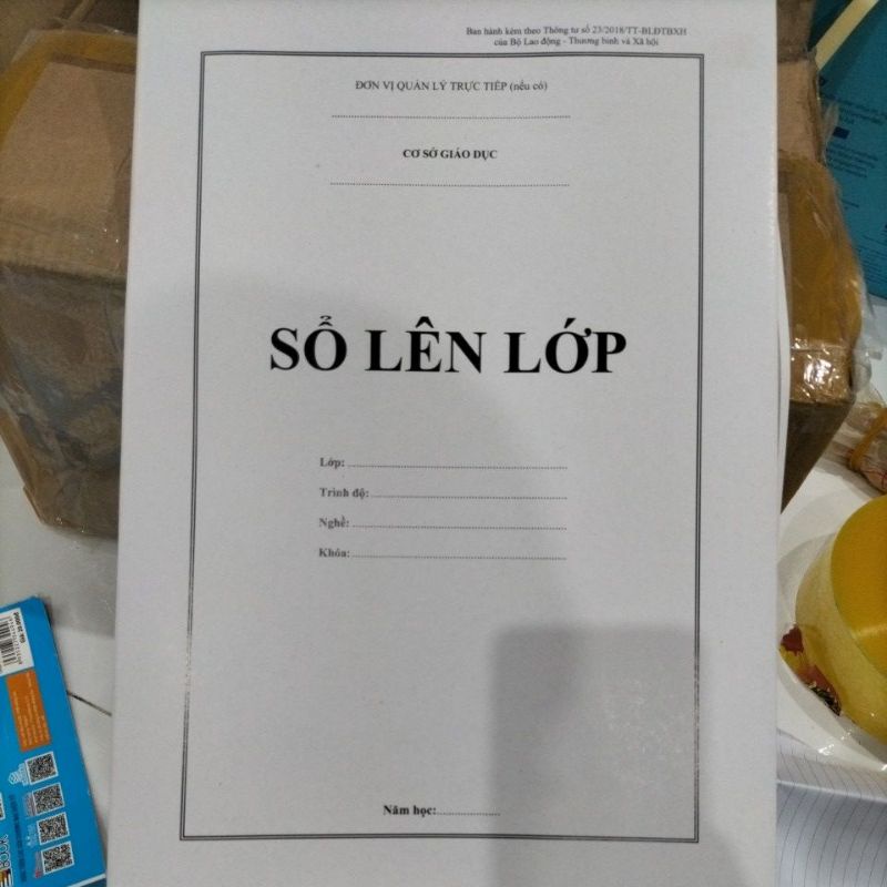 Combo 10 sổ lên lớp theo thông tư 23/2018