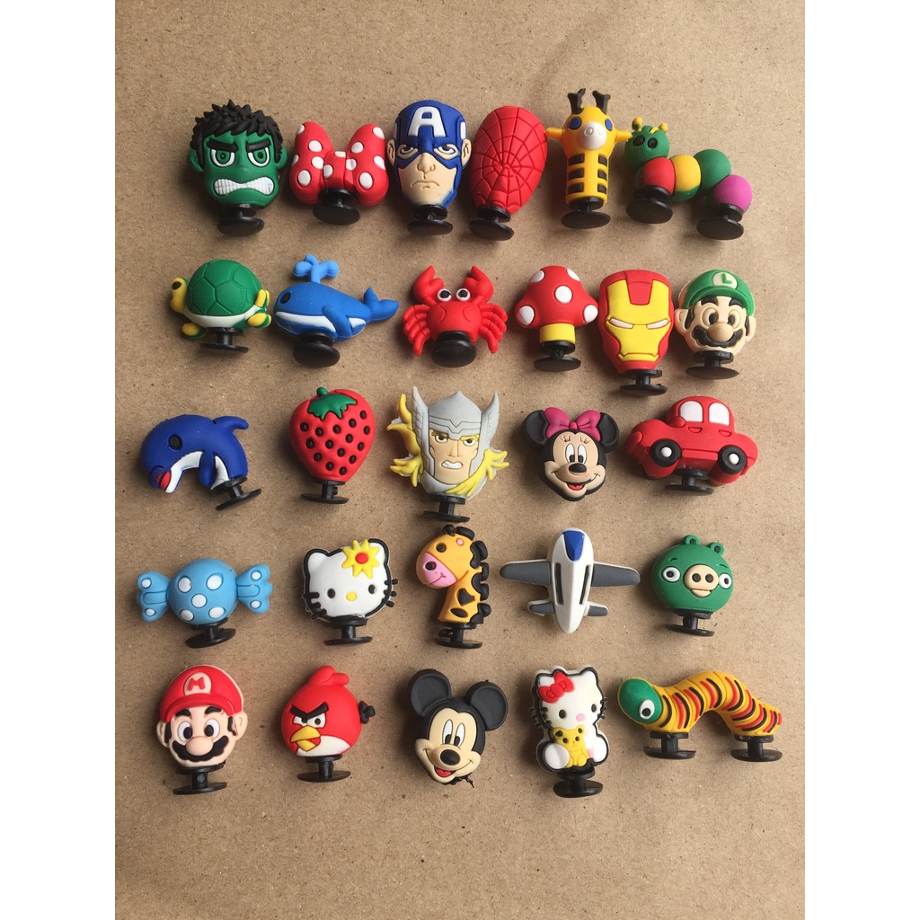 Jibbitz stick 3D - Jibbitz Charm Sticker cài dép sục, dép crocs - Crocs house